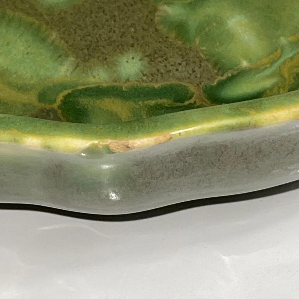 VTG Dryden Pottery Apple Bowl 9